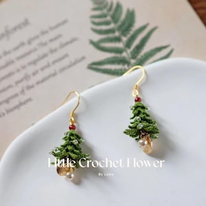 Orecchini pendenti con albero di Natale alla moda per donne e ragazze