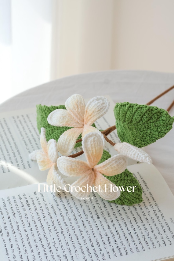 tropical yarn flowers