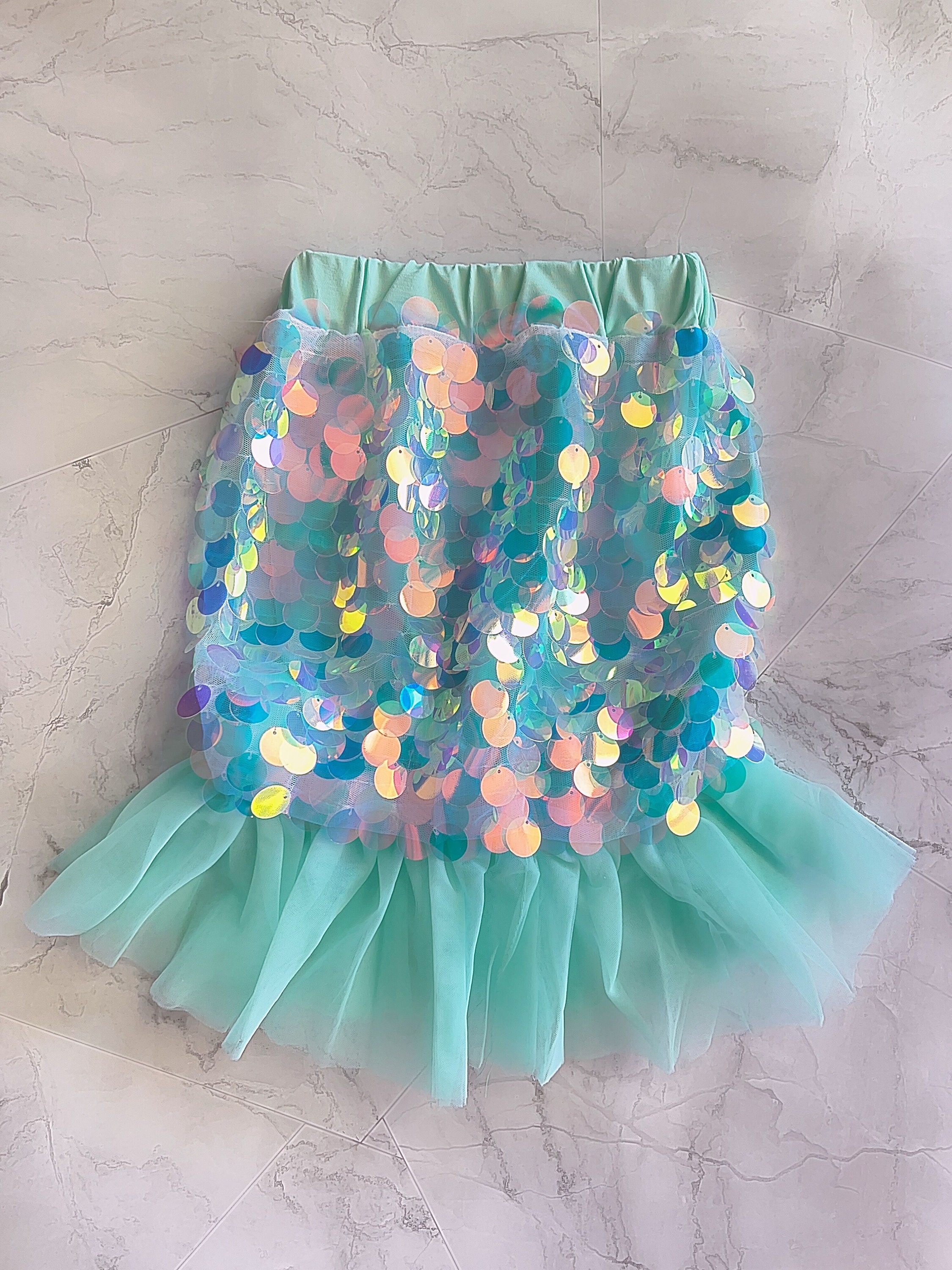 Child Skirt Tutu Toddler Mermaid Costume Baby Skirt Photo - Etsy