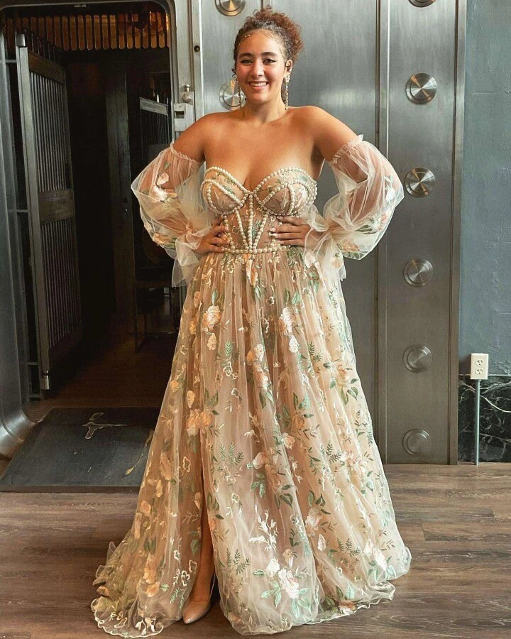 Floral Wedding Dress floral Pattern Party Dress Birthday Etsy Canada