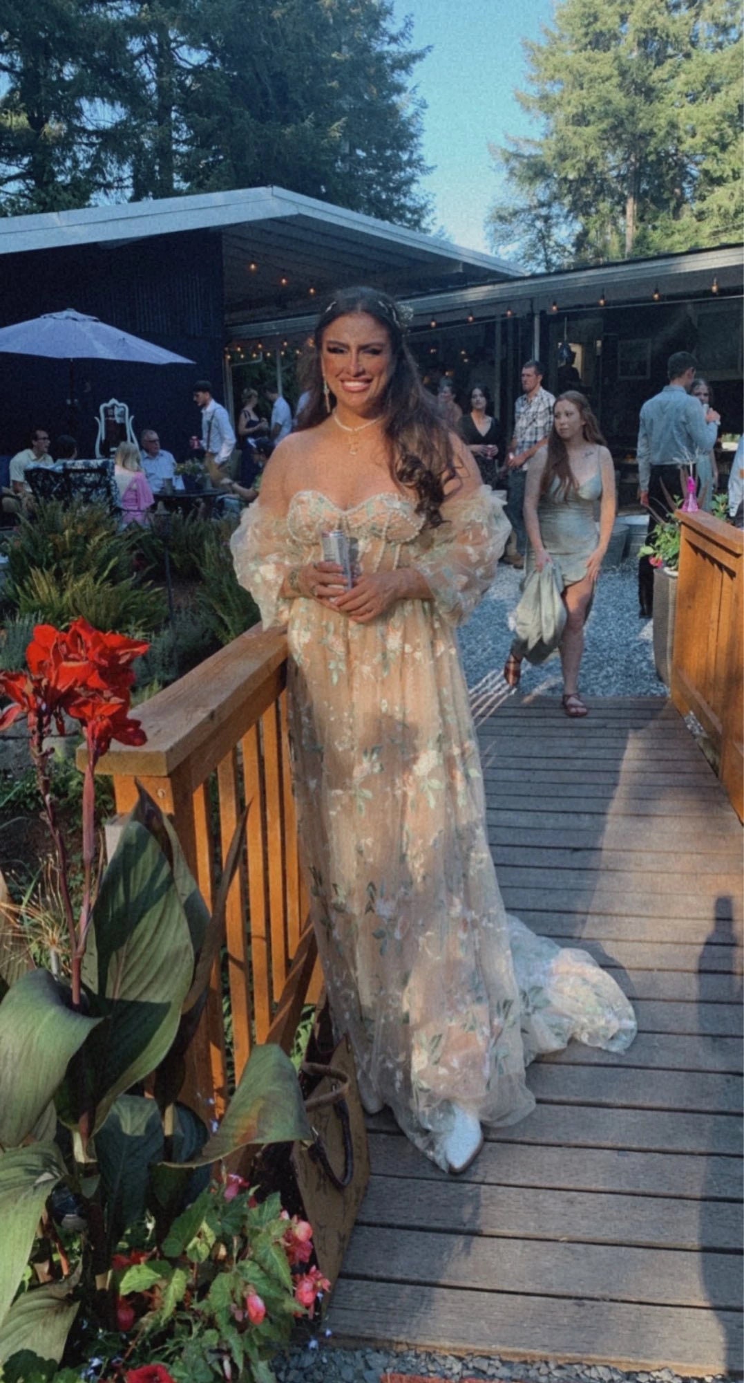 Floral Wedding Dress floral Pattern Party Dress Birthday Etsy Canada