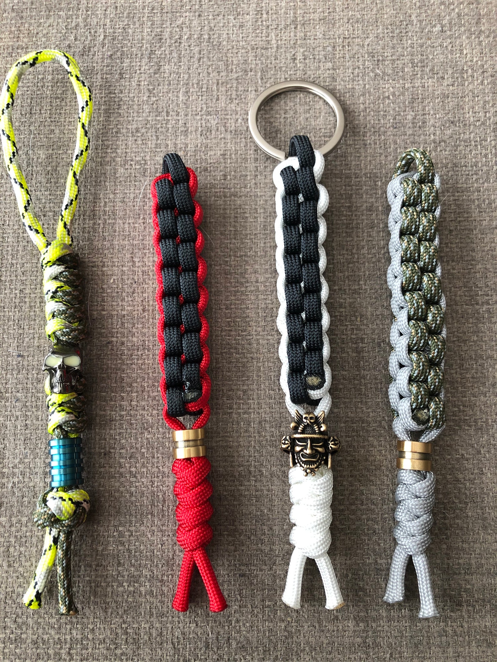 Hand made paracord lanyards and key rings Etsy