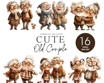 Funny Old Couple Clipart Cute Grandparents Happy Senior Citizen Clipart Cheerful Granny Happy Retired People Png Dancing Old Lady Clipart