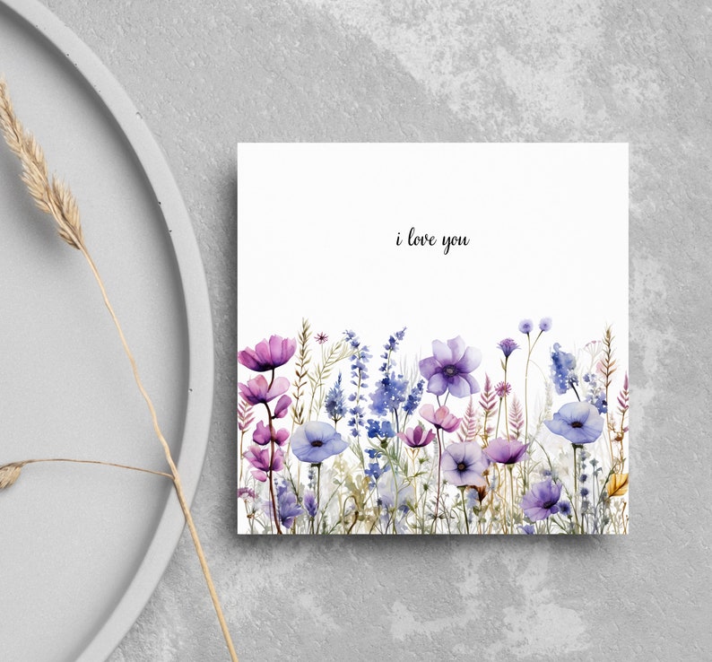 Wildflowers Borders Clipart Floral Watercolor Borders Flowers Seamless