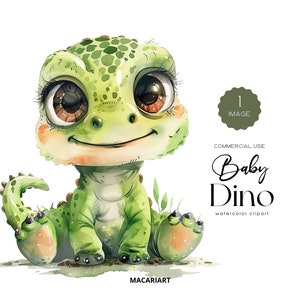 Cute Baby Dinosaur Clipart Acquerello Dino Baby Shower Dinosaur Png Nursery Clipart T Rex Dino Clipart Digital Download Scrapbook Invitation