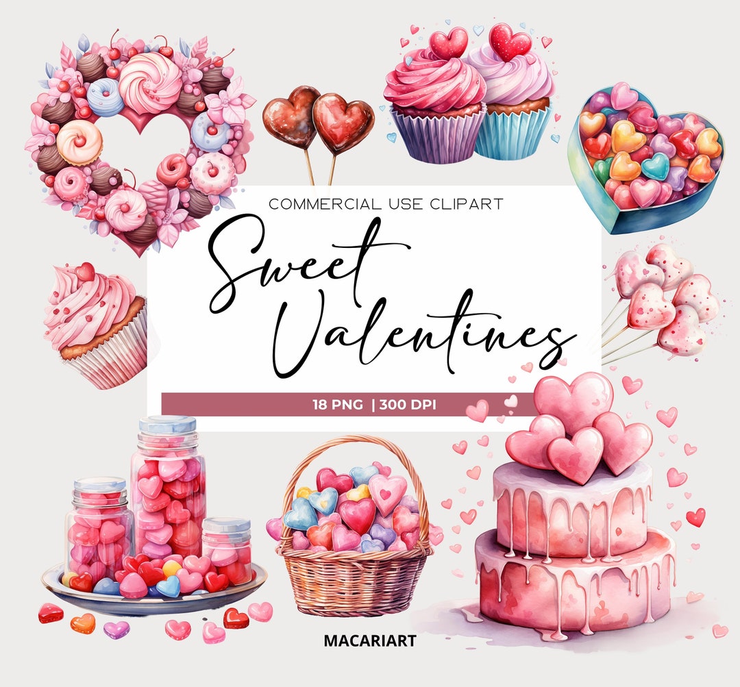 Sweet Valentine Clipart Love Day Valentines Png Sweet Heart Baby Shower ...