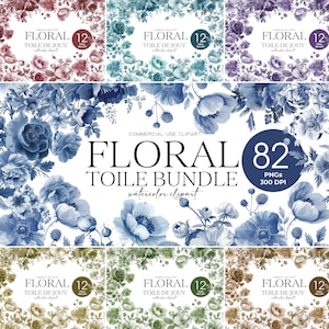 Bloemen toile de jouy clipart aquarel toile bloemen uitnodiging grens png toile de jouy chinoiserie clipart bloemen grens bruiloft digitaal