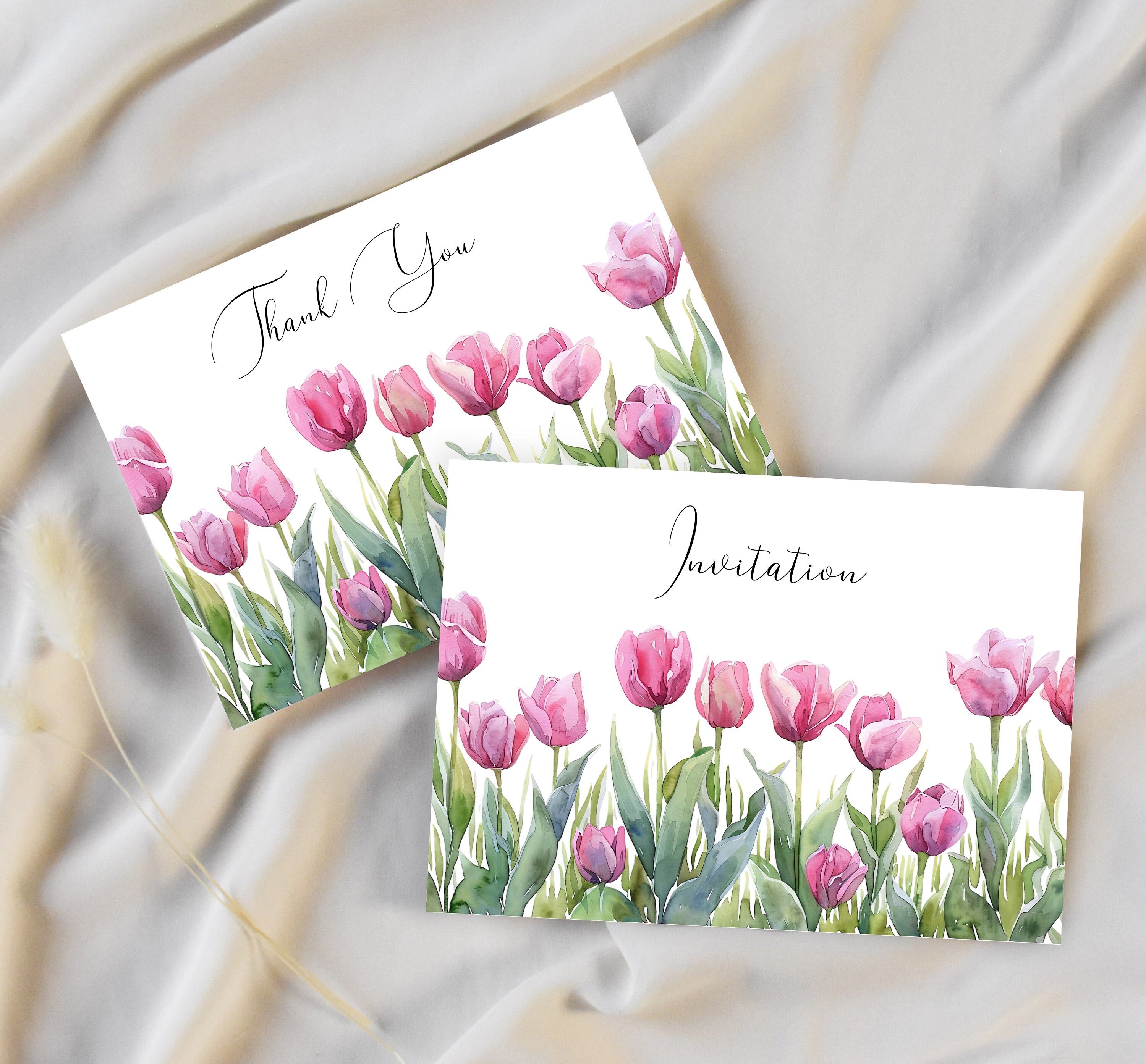 Watercolor Tulips Clipart Spring Flowers Pink Tulip Png Watercolor ...