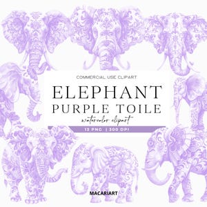 Toile paarse olifant clipart aquarel chinoiserie toile de jouy jungle dieren safari toile magenta clipart babyshower olifant, babyshower png