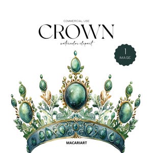 Crown Watercolor Clip Art Princess Tiara King Queen Prince Princess Crown Royal Baby Shower Transparent Png Commercial Use Gold Pink Blue