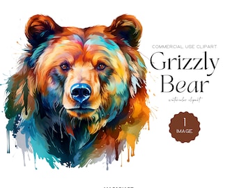 Grizzly Bear Clipart Bear Mountains Png Bear Sublimatie Png Bear Silhouette Wildlife Art Wild Animal Clipart Animal Print Commercieel gebruik