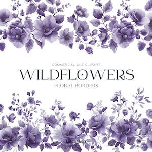 Bloemen toile de jouy grens clipart aquarel paarse toile bloemen uitnodiging grens png toile chinoiserie clipart bloemen grens bruiloft