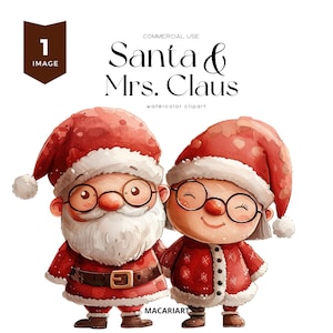 Santa y señora Claus Clipart Navidad vacaciones Png divertido pareja de ancianos Clipart lindos abuelos alegre abuela feliz jubilados Png Santa