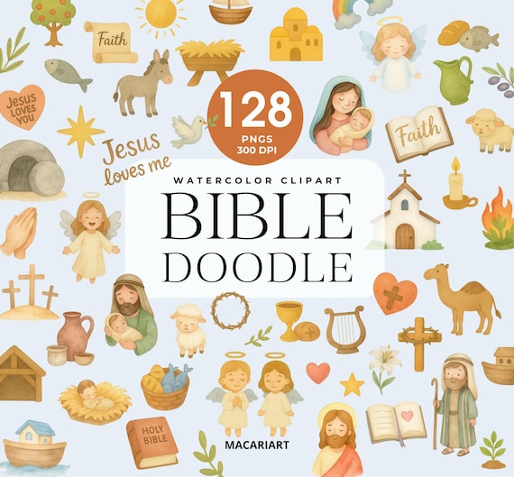 Bible Clipart, Bible Story, Biblical People, Bible Doodle, Cute Biblical Characters, Kids Bible, Holy Bible, Baby Jesus, Christian, Nativity