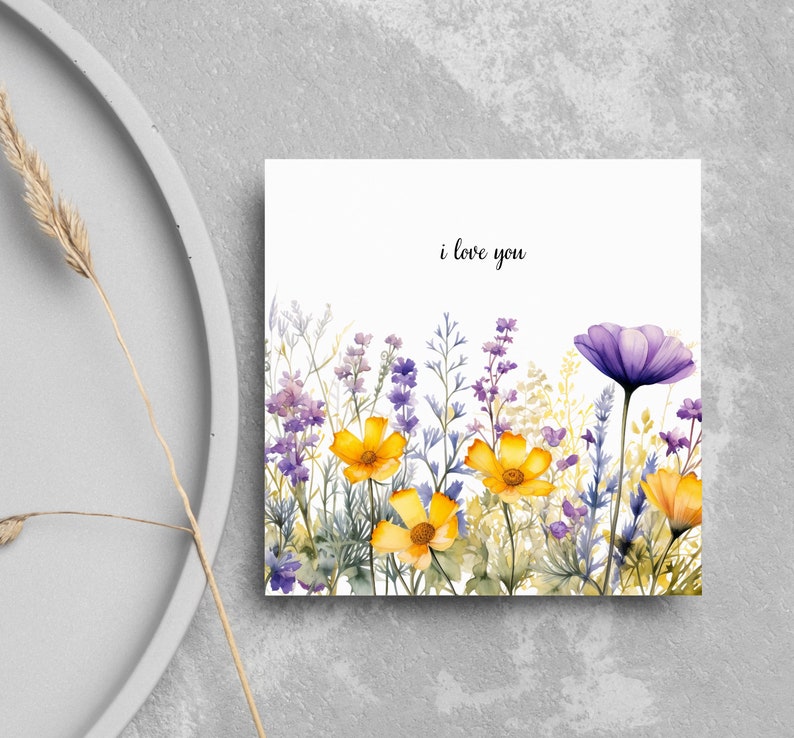 Wildflowers Borders Clipart Floral Watercolor Borders Flowers Seamless