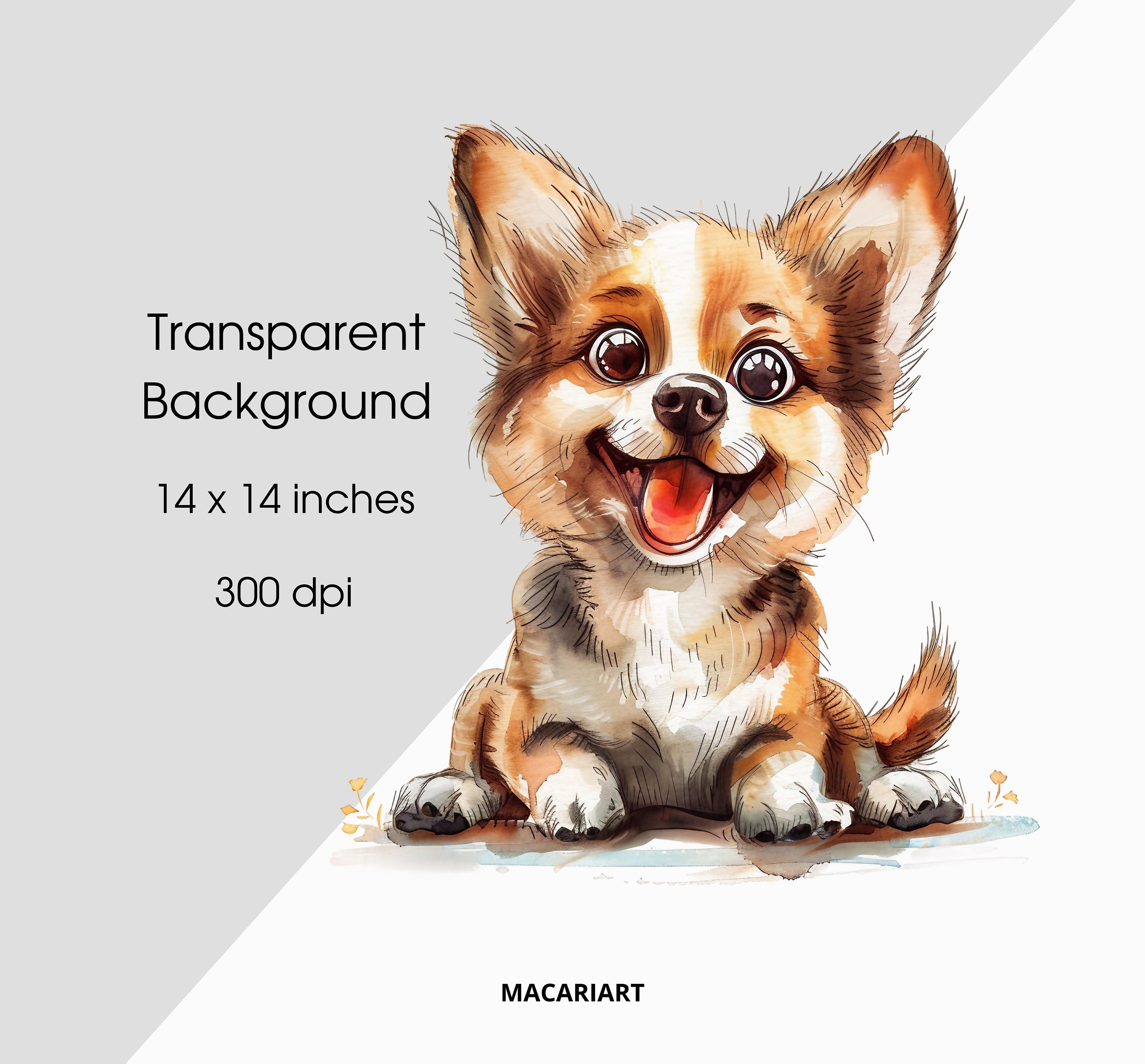 Cute Dogs Clipart Dog Breeds Png Puppy Clipart Cartoon Dog Bundle Cute ...