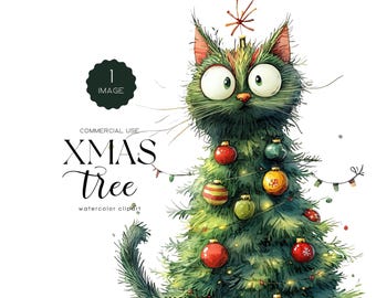 Skurrile Weihnachtsbaum Clipart Weihnachten Png Skurrile Winter Urlaub Grafiken Sublimation Skurrile Weihnachtsbaum Png Kartenherstellung DTF Scrapbooking