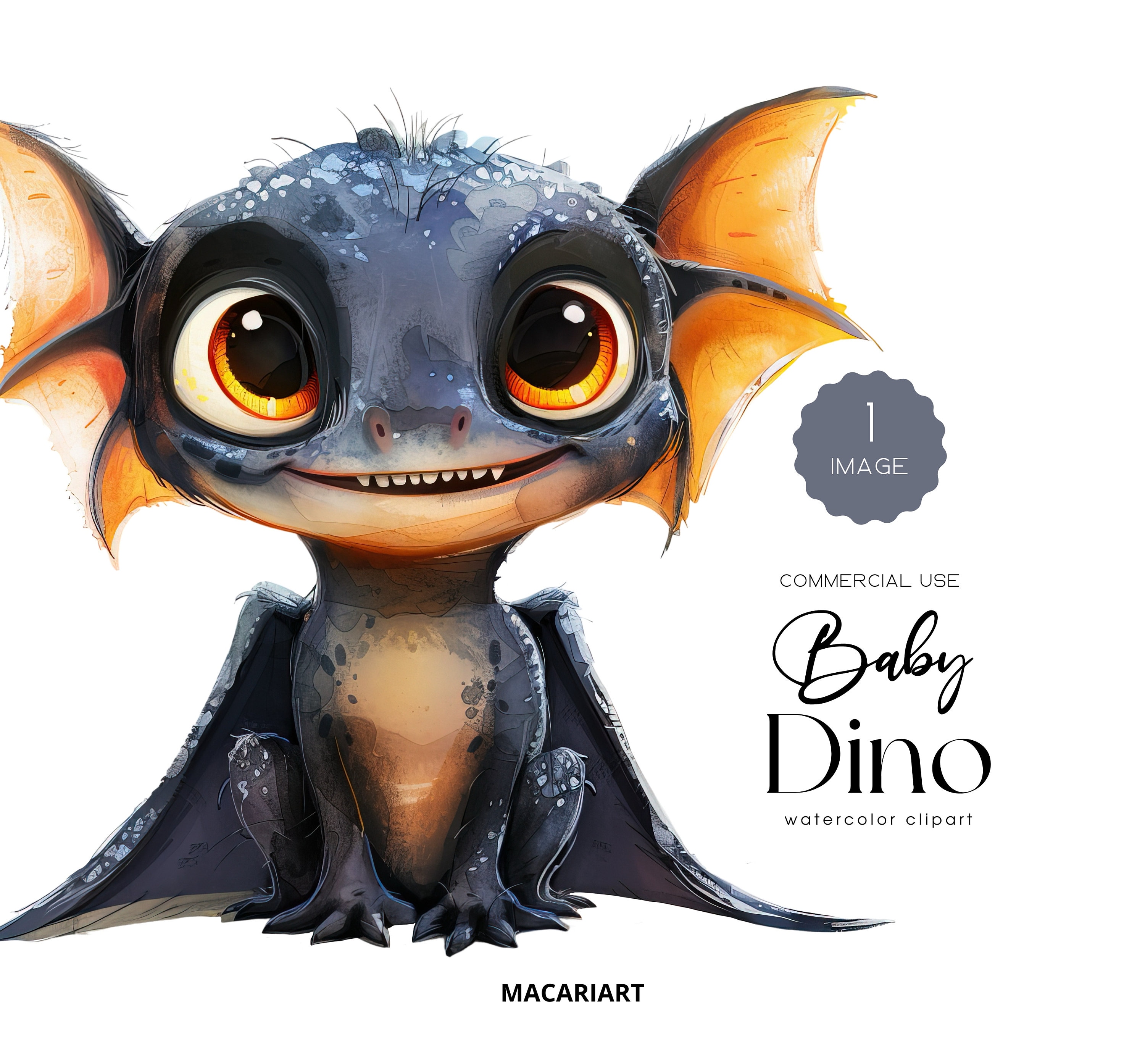 Cute Baby Dinosaur Clipart Watercolor Dino Baby Shower Dinosaur Png ...