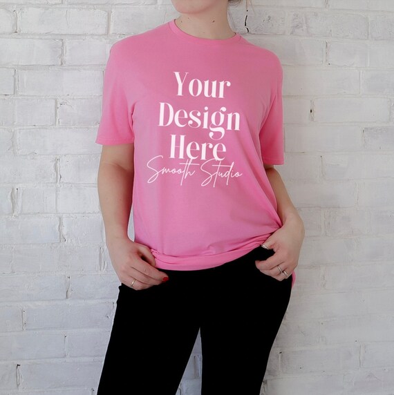 Azalea Gildan 64000 Model Mockup Azalea Gildan T Shirt Mockup Model Azalea Gildan 64000 Tshirt Mock Up Azalea Gildan Plain T shirt Mockup