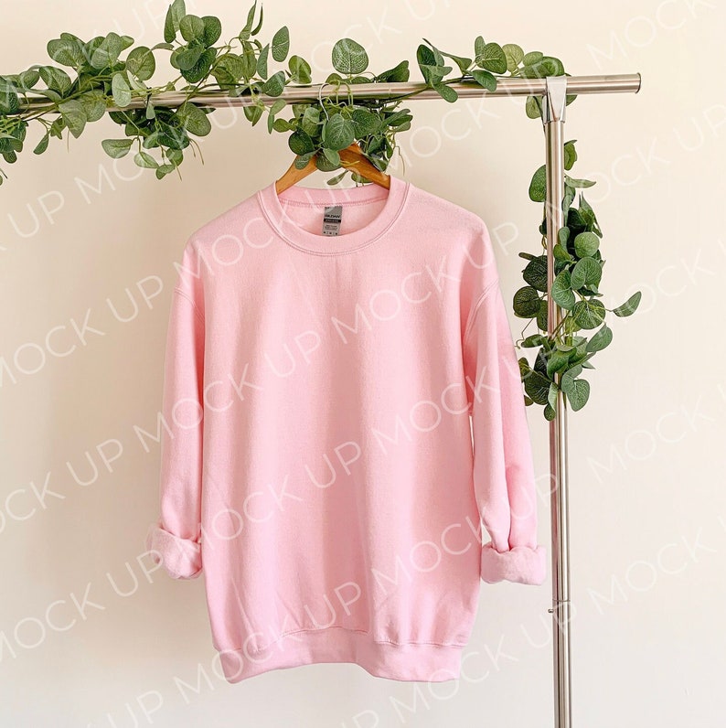 gildan 18000 light pink