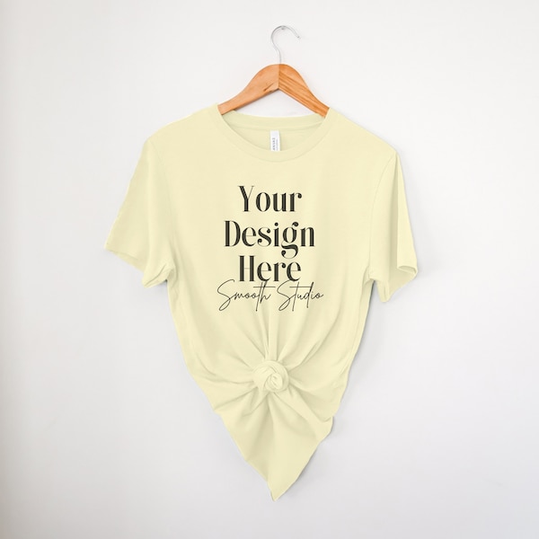 French Vanilla Bella Canvas Mockup - Etsy