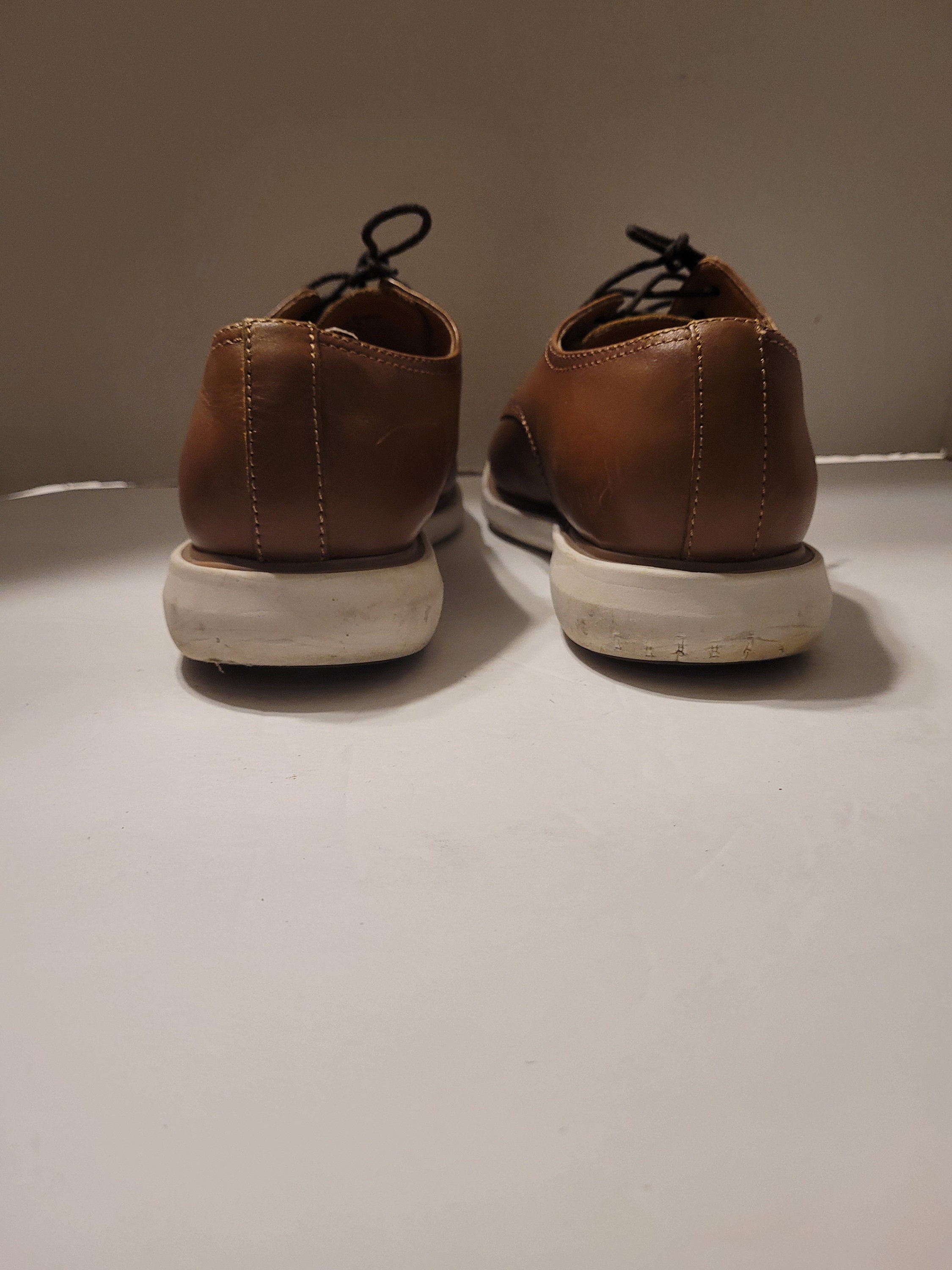 express brown dress shoes Polished Leather Dress Shoes