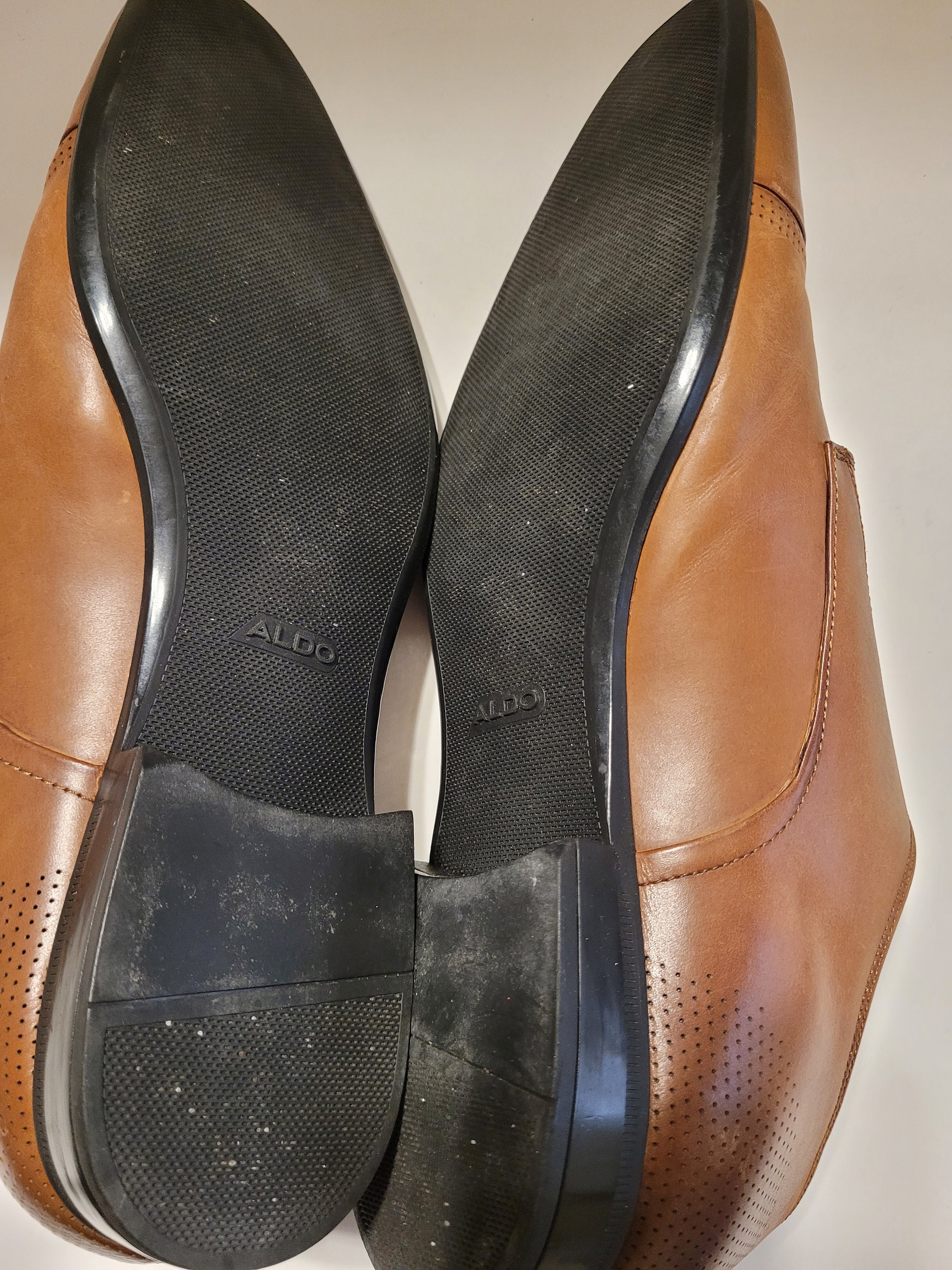aldo mens brown dress shoes Lady Black Tie - Elegant Check Brown Tweed Mini Dress main image 1