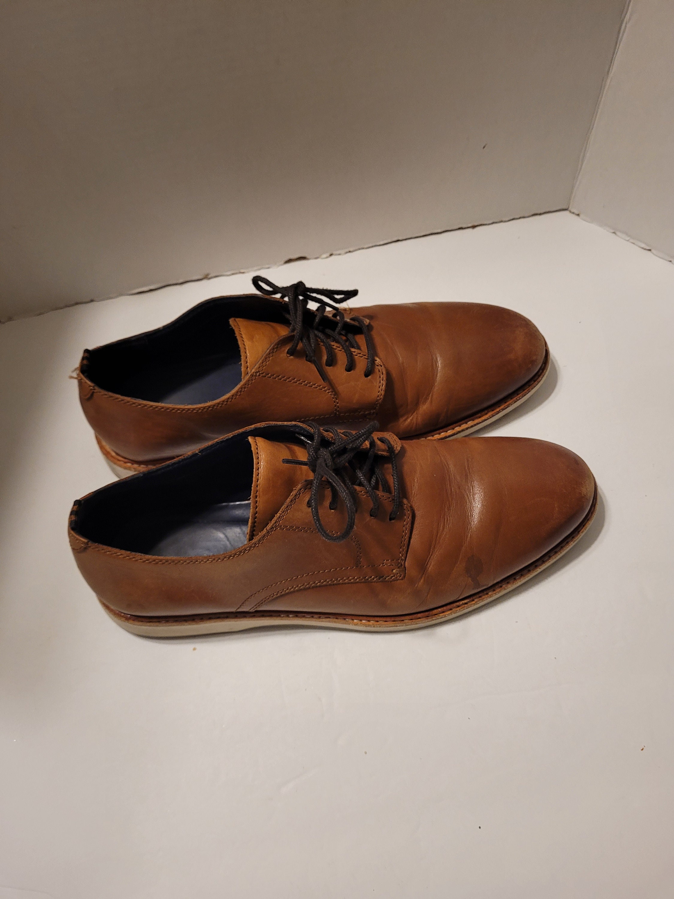 Cole Haan Grand OS Oxfords Shoes Leather Brown Men