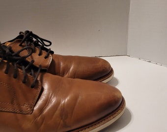 Cole Haan Womens Brown And Blue Colorblock Leather Oxford Dress Shoes Size 11 Vtg COLE HAAN Men main image 4