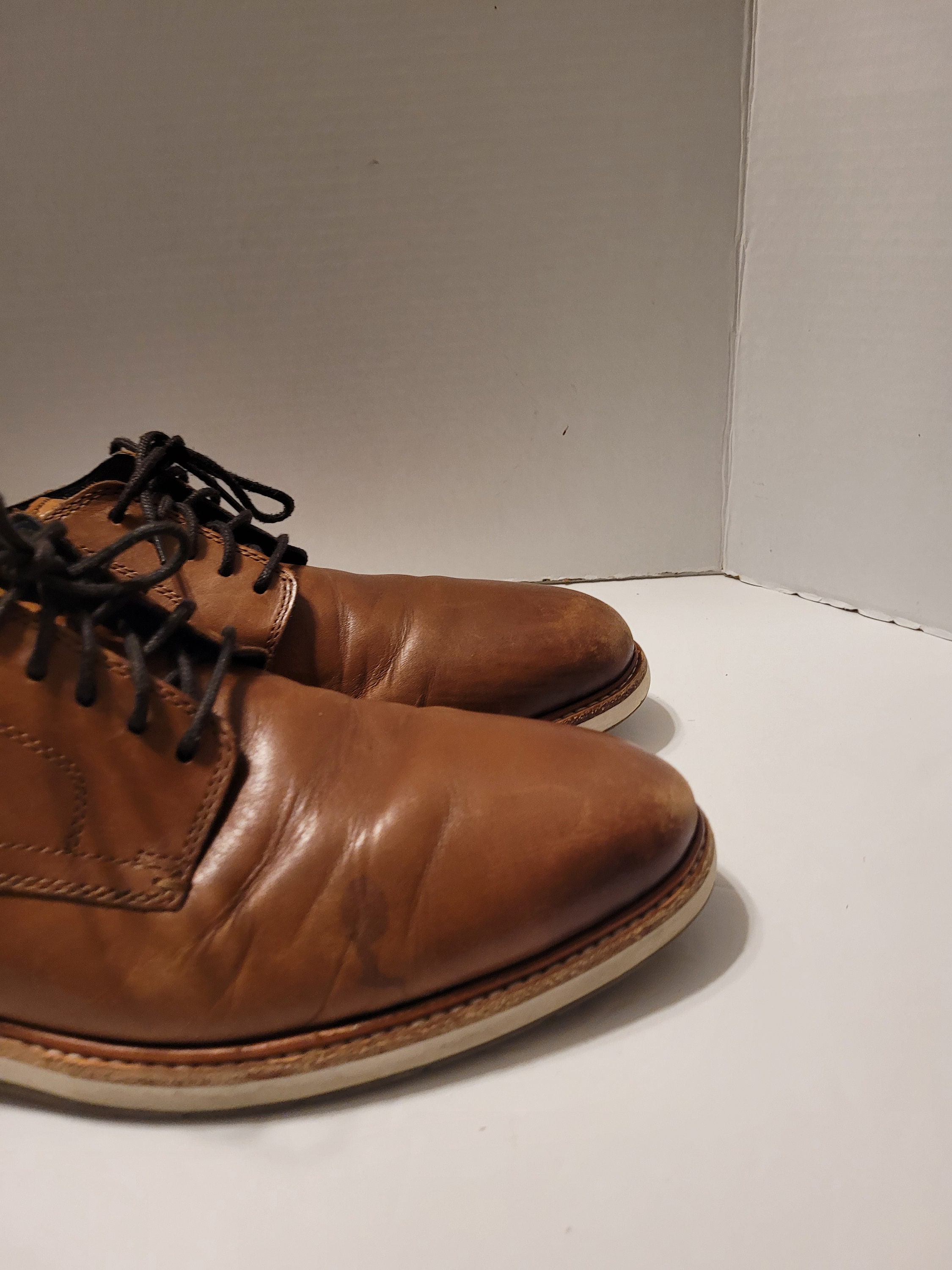 Cole Haan Grand OS Oxfords Shoes Leather Brown Men