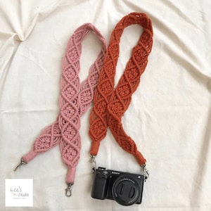 Macrame Camera Strap for DSLR or SLR camera, Camera strap for Nikon, Canon, Sony, Fuji & other cameras, Mothers Day Gift, Christmas Gift