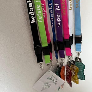 Keycord met naam, lanyard, gepersonaliseerd, avondvierdaagse