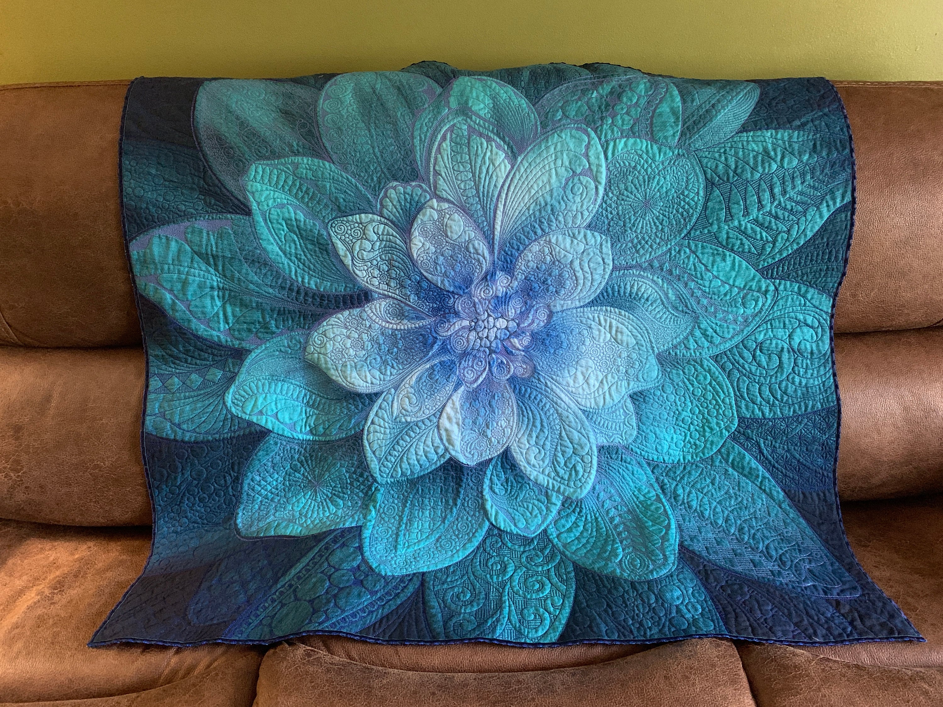 Dream Big Flower Wall Hanging Quilt Etsy