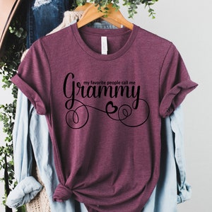 Grammy Shirt, Grandma Shirt, Favorite Person Shirt, Mama Shirt, Mom Life Shirt, Mothers day shirt, Mom shirt, Mama Shirt