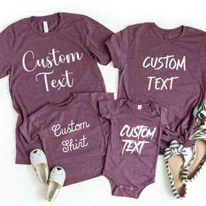 Custom Shirt, Customize Your Own Shirt With Text, Custom Made Shirt, Personalized T-Shirt, Custom Text, Make Your Own Shirt, Custom Tee