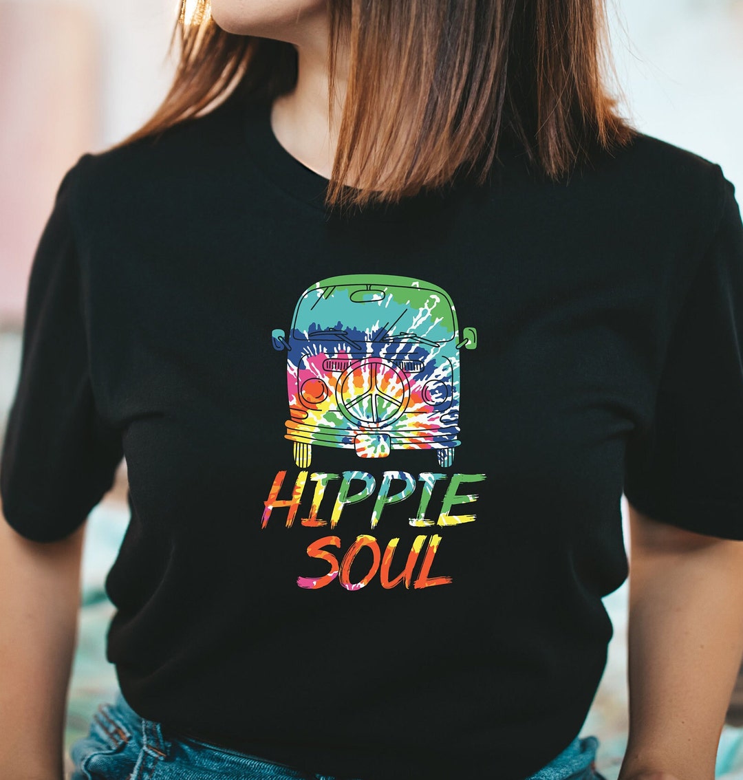 Hippie Soul Shirt Hippie Bus Shirt Novelty Shirt Hippie - Etsy