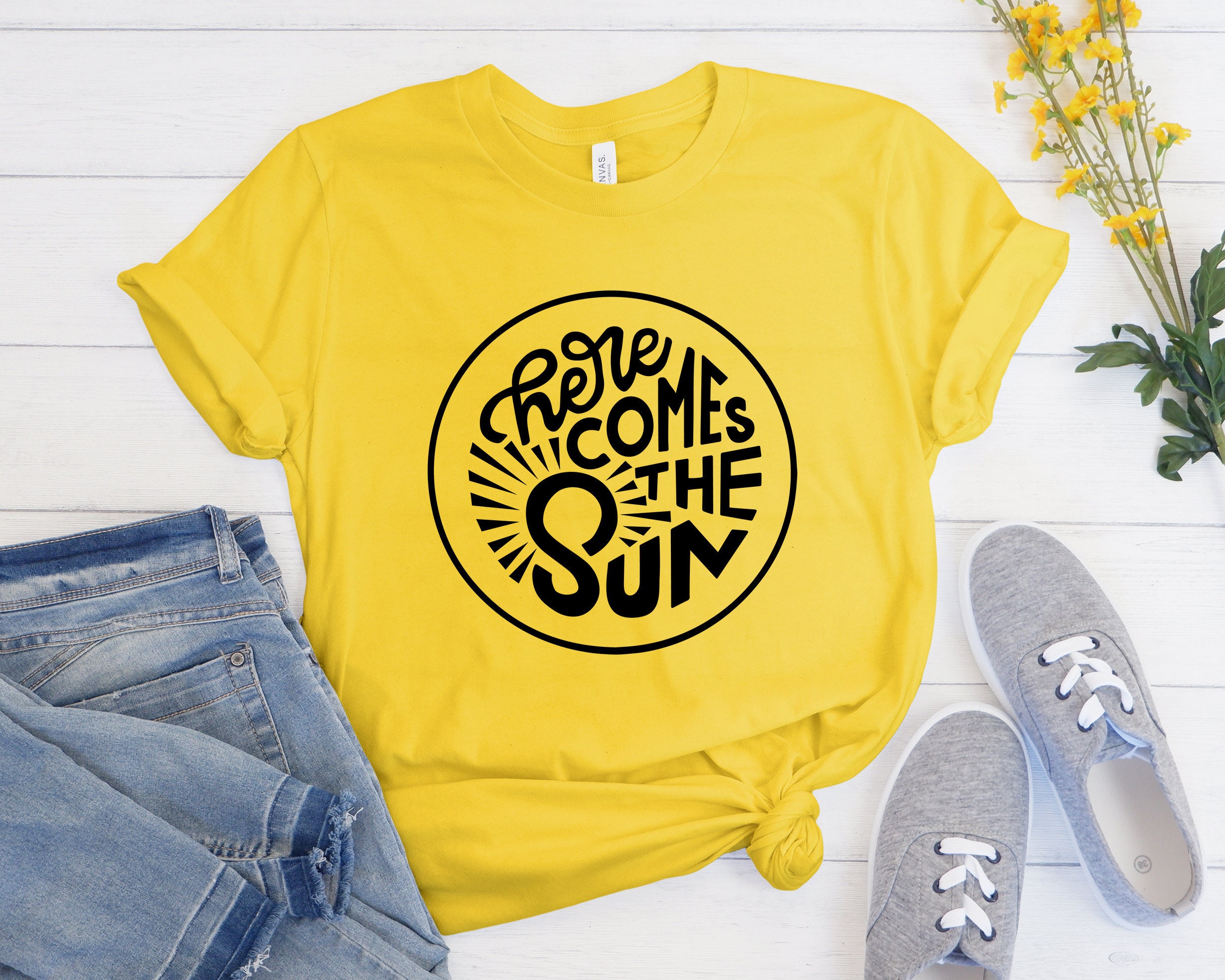 here comes the sun tee shirts