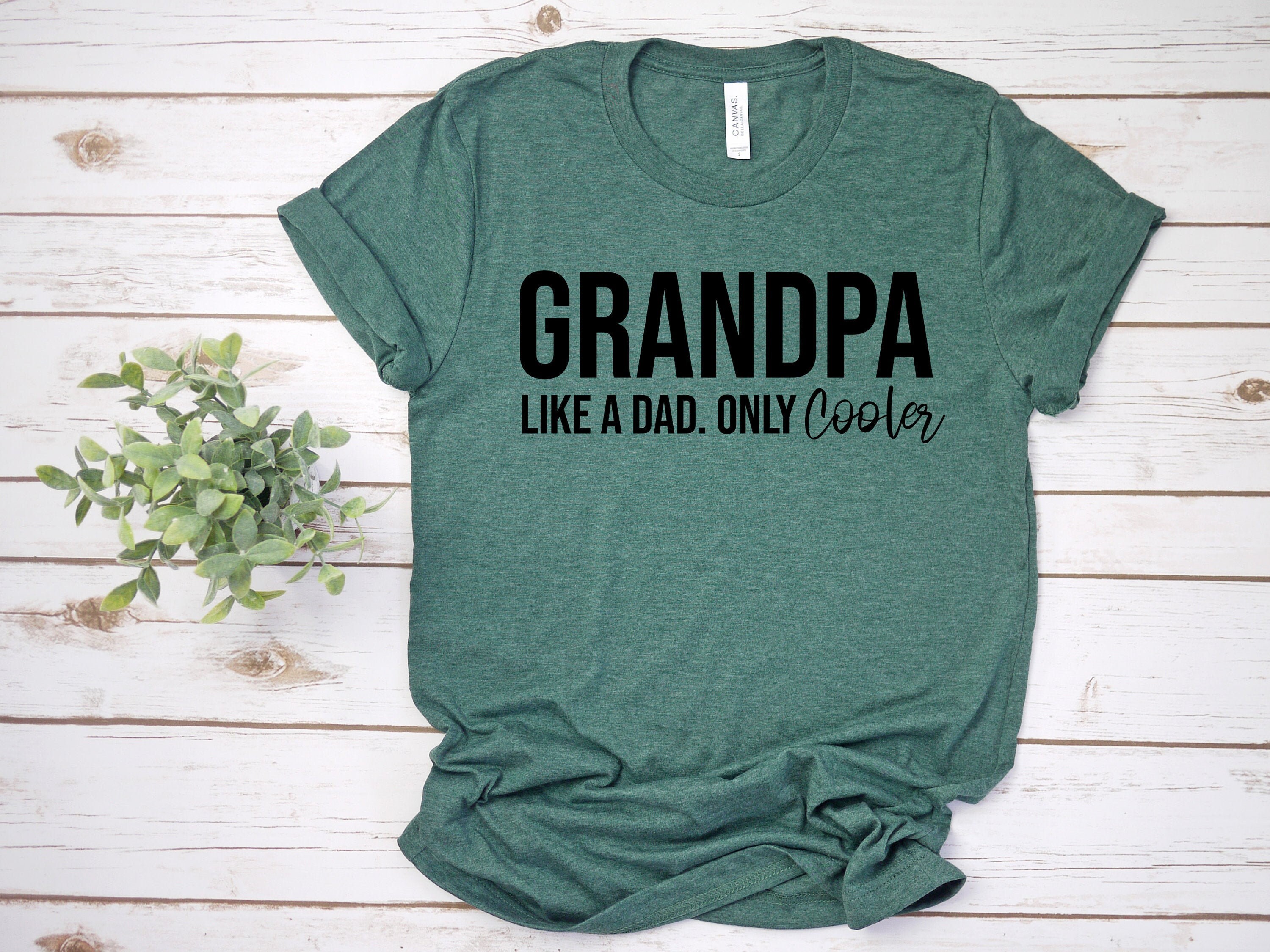 Cool Grandpa Shirt Grandpa Shirt Family Shirt Best Grandpa Etsy