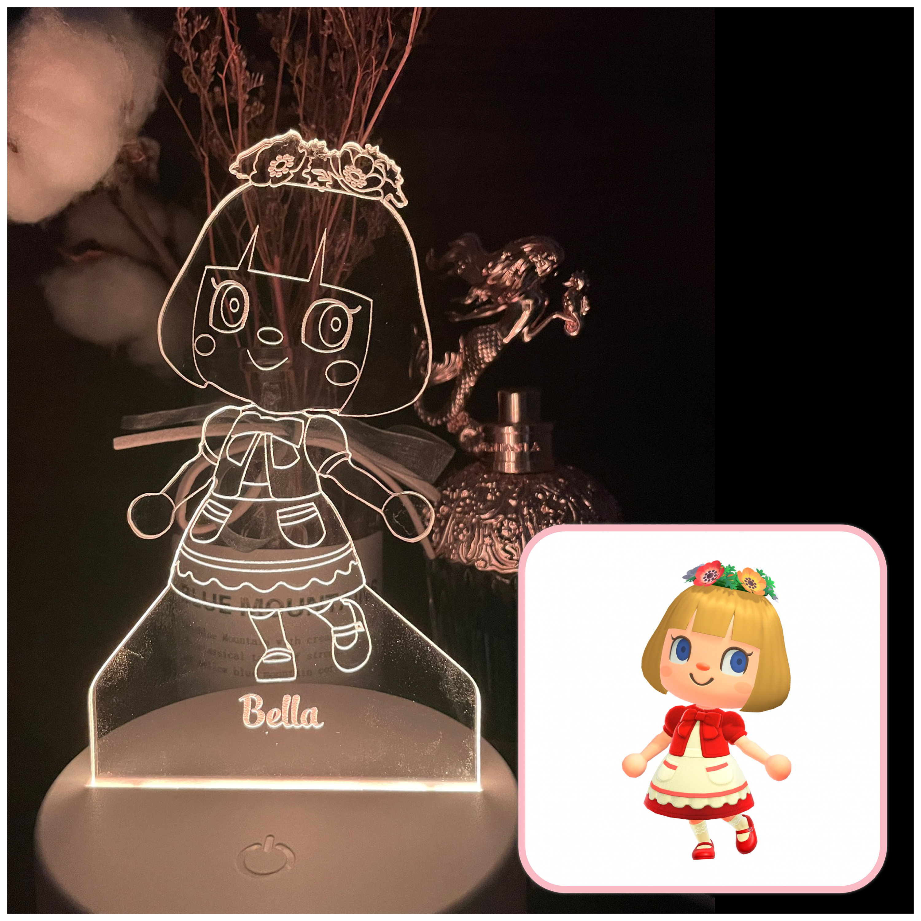 Custom Animal Crossing Character Night Light LED | Etsy