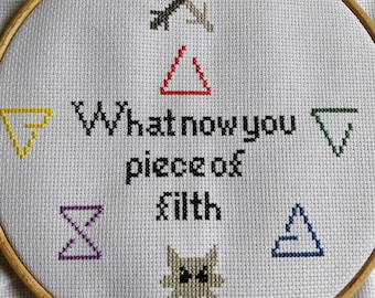 Et maintenant - The Witcher 3 Wild Hunt PDF grille de point de croix