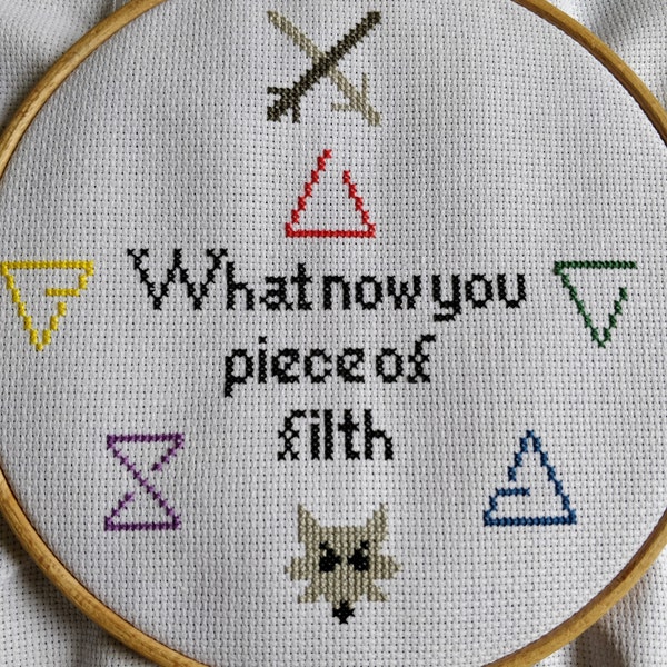 What now - The Witcher 3 Wild Hunt PDF cross stitch pattern