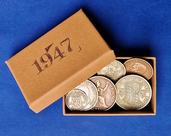 Verjaardagsdoos munten 1947