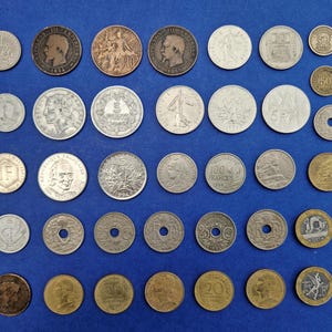 Gran colección de monedas de Francia 1854-2010 (Lote 186)