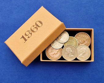 1960 Coins Birthday Box