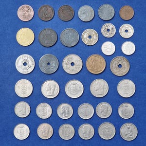 Large Belgium Coin Collection 1862 - 1991 ( Lot 206 )