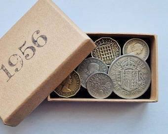 1956年イギリス、2シリング硬貨 - エリザベス2世初の肖像画 - Etsy 日本