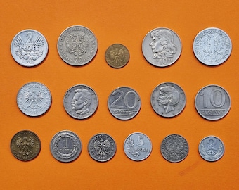ポーランド旧貨幣コレクション ポーランドのコインコレクション：ズウォティとグロシ、古い収集用通貨