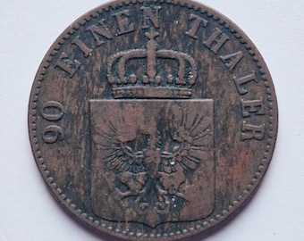 ヴィンテージ プロイセンコイン – 2マルク 1901年 – ドイツ帝国銀貨