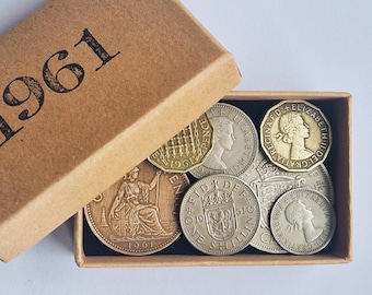1961 Coins Birthday Box