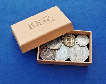 1957 Coins Birthday Box